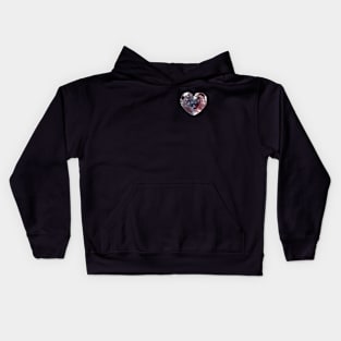 Crystal heart Kids Hoodie